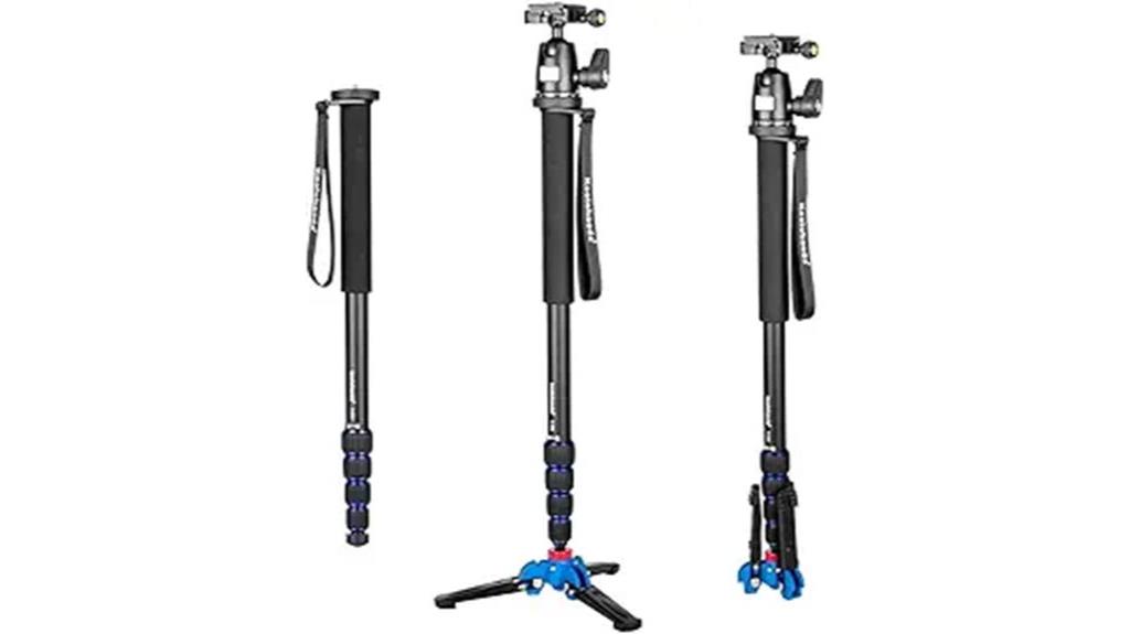 aluminum monopod with stand