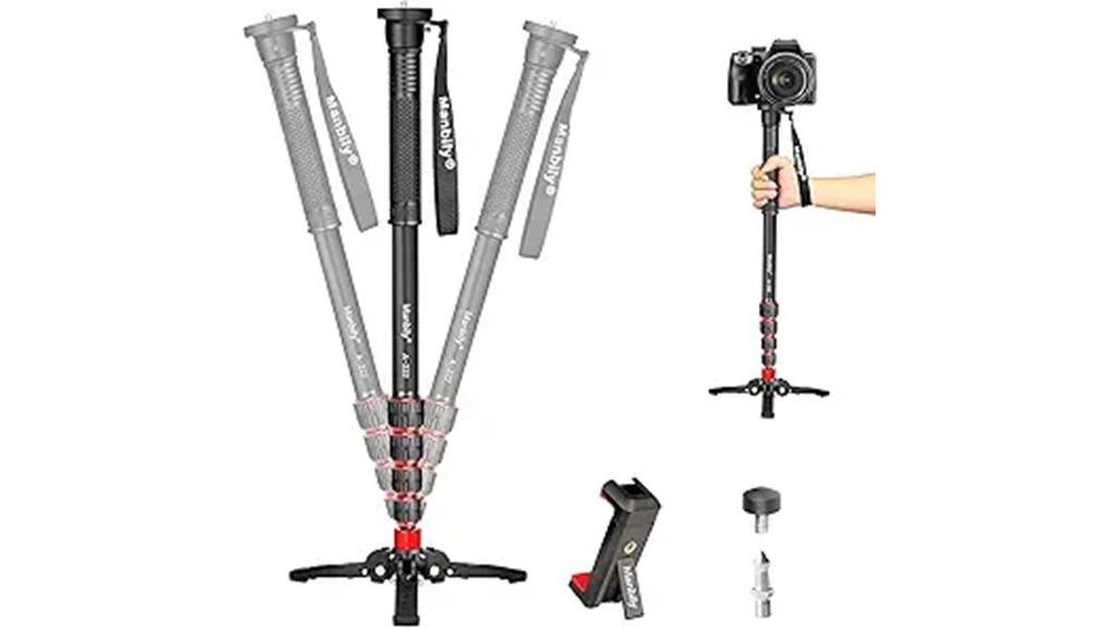 camera monopod with stand