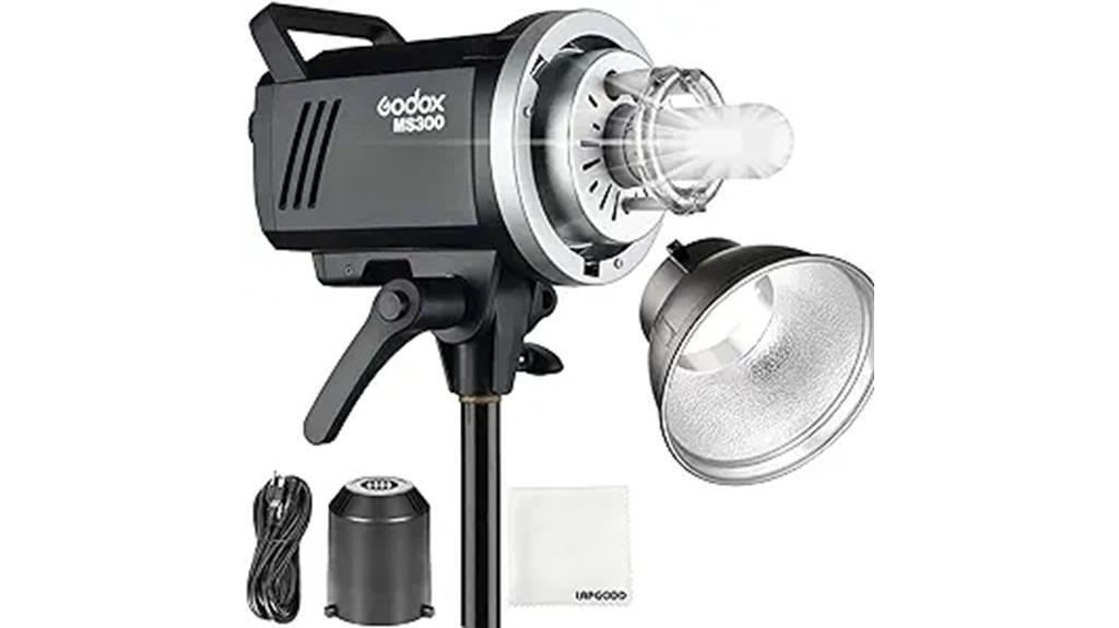 compact 300w studio flash