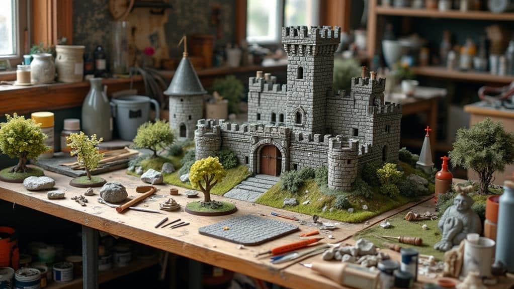 create miniature epic scenes