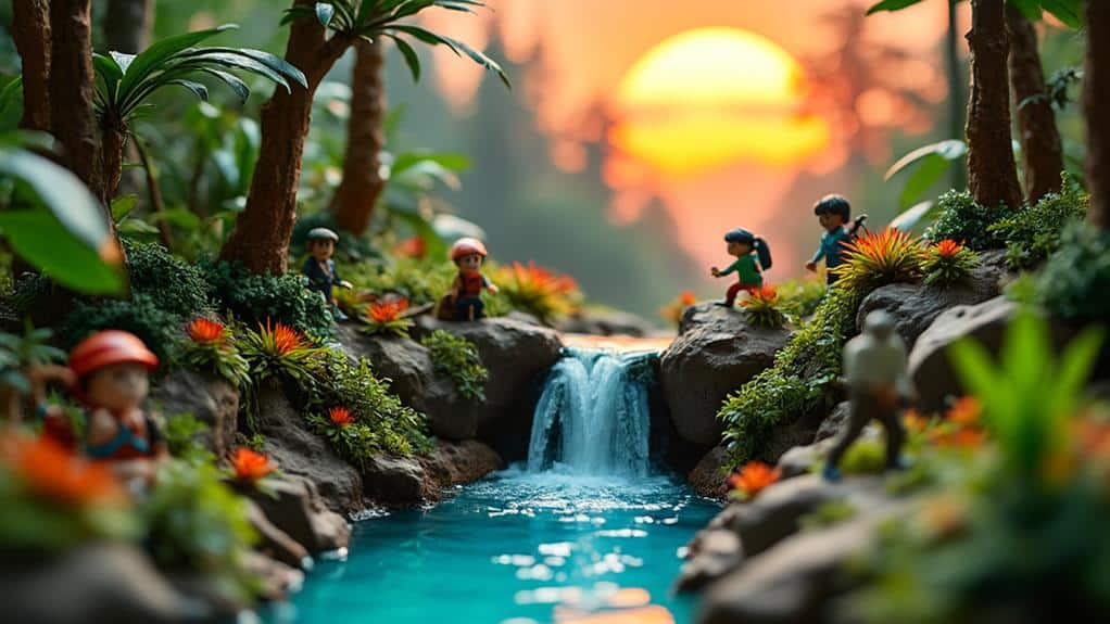 creating miniature toy worlds