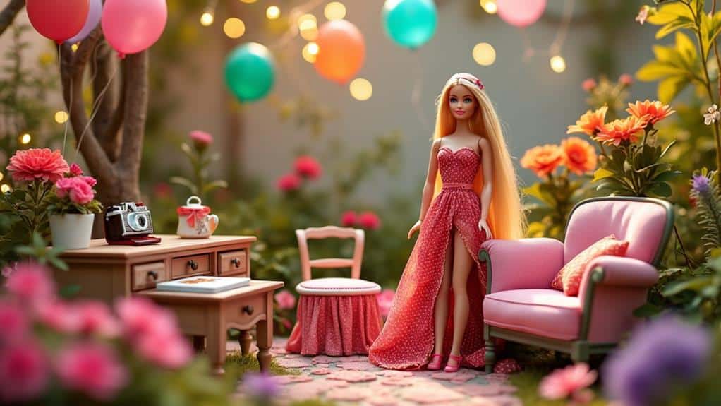 creative barbie photo accessories