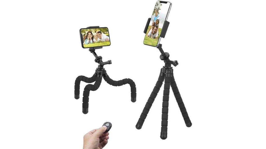 flexible phone tripod system