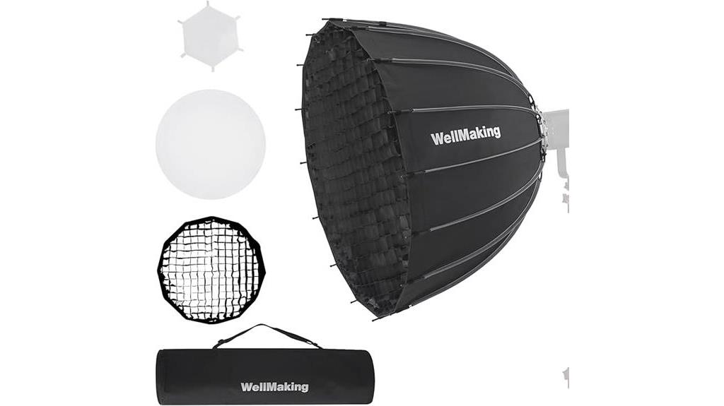 large parabolic softbox light