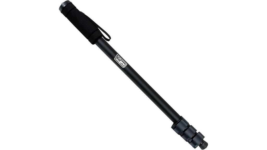 large professional monopod with case