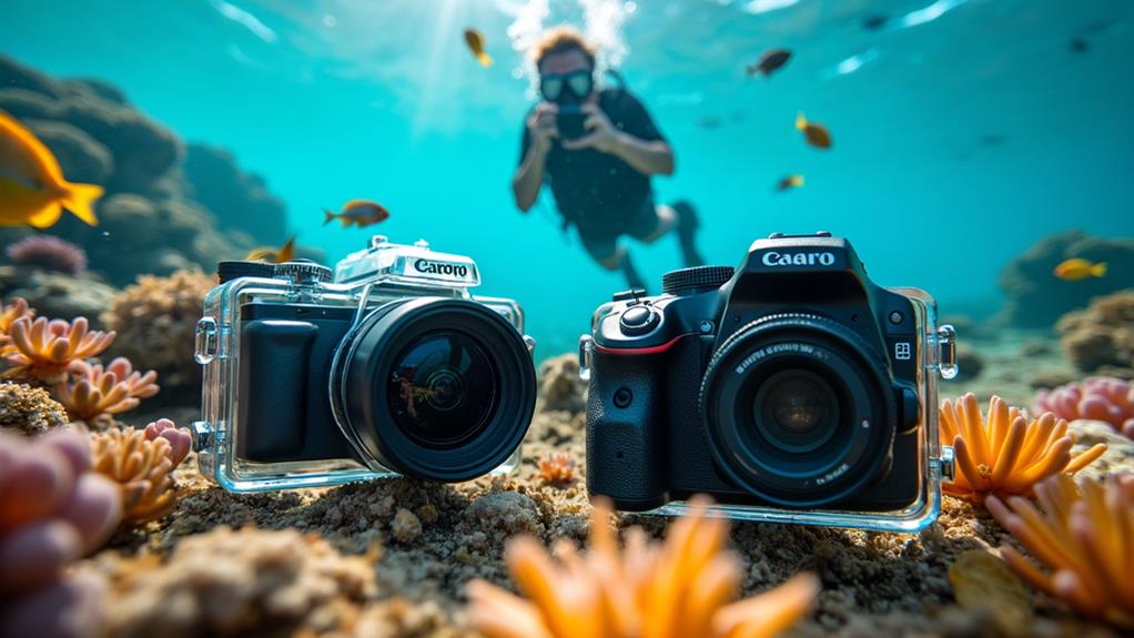 protecting underwater camera memories