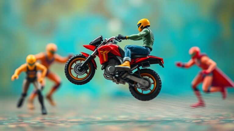 motion in toy photography