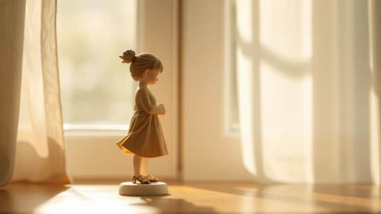 natural light enhances figurine photography