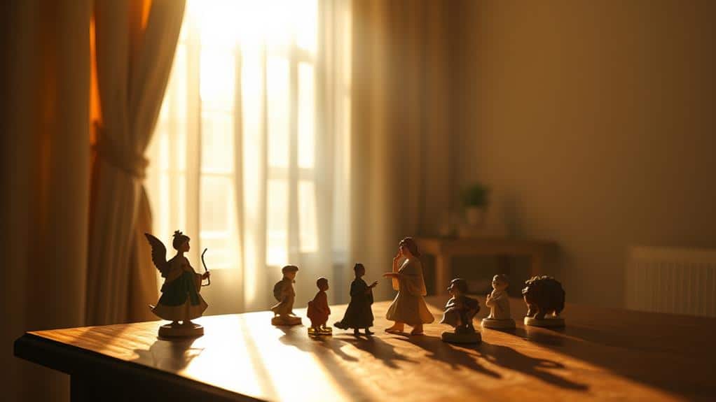 optimal lighting for figurines