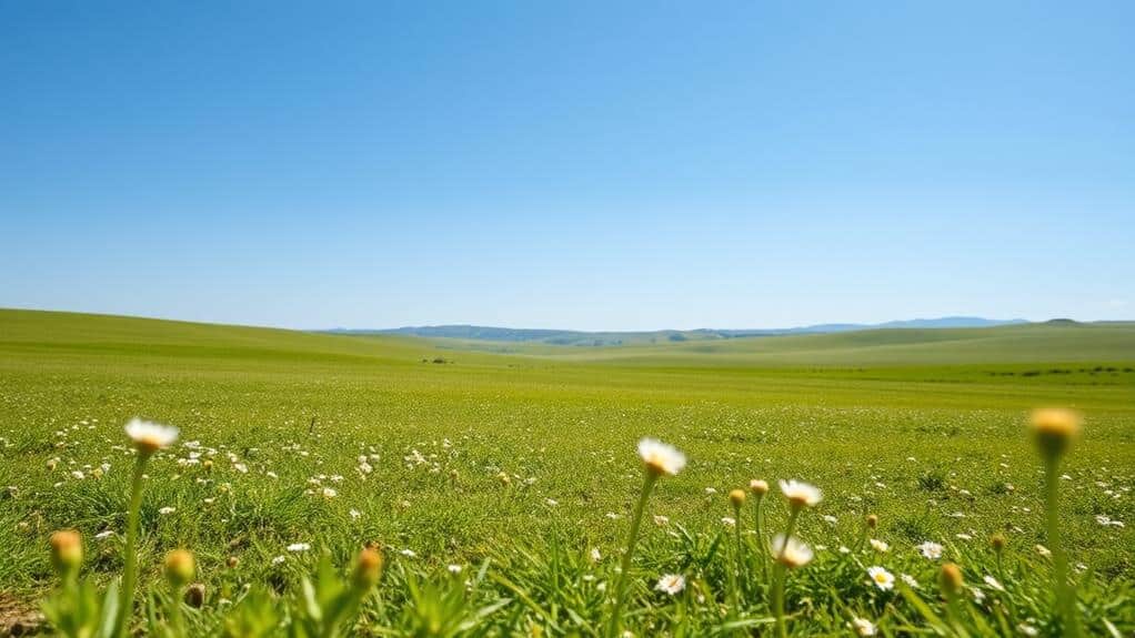 vast pastures and grasslands